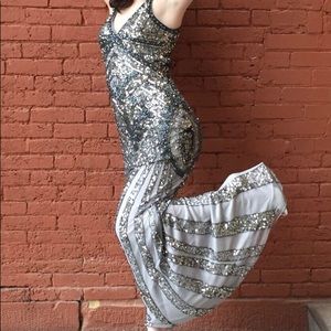 Silver Grey Prom / Homecoming Dress